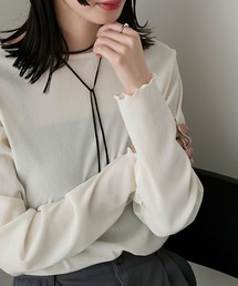 forksy. | 【forksy.】メローチュールベロアロングTシャツ(Tシャツ/カットソー)