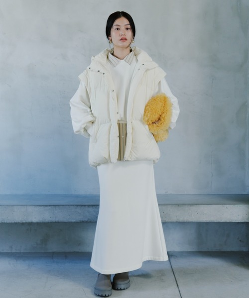 emmi（エミ）の「コンパクトファーバッグ（ショルダーバッグ・レディース・オフホワイト/チャコールグレー/イエロー・FREE）」の22枚目の写真