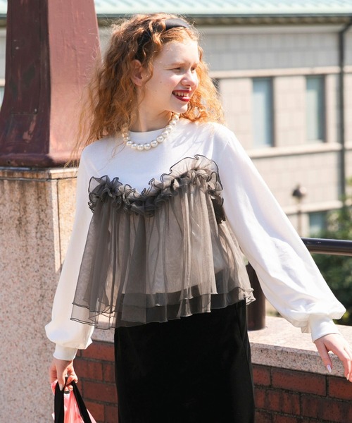 BONLECILL（ボンルシール）の「3way チュールビスチェドッキング