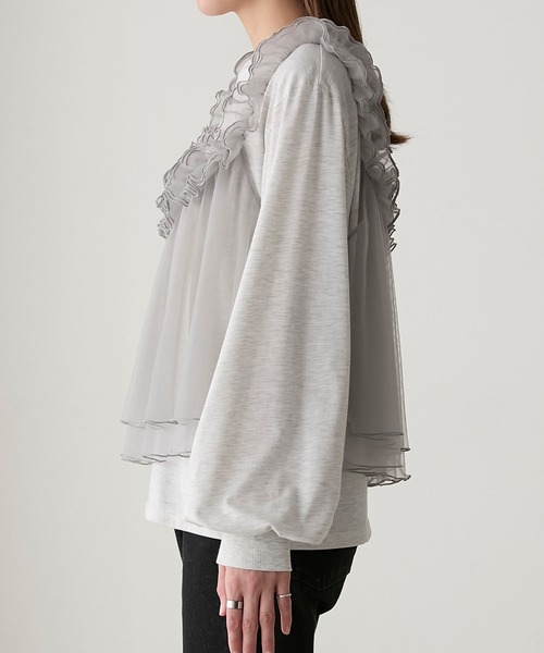 tシャツ ボリュームスリーブドッキングトップス レディース SENSE OF PLACE by URBAN RESEARCH（センスオブプレイスバイ