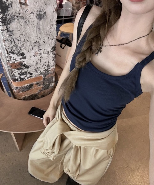 ☺︎︎︎︎さん専用 SHEENA（シーナ）の「【取外し可能】腰巻き風ワイドパラシュートパンツ