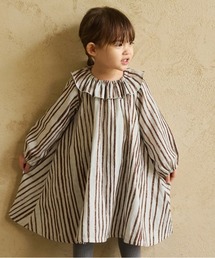 NAOMI ITO | 【NAOMI ITO（ナオミイトウ）】フリル襟ワンピース 80cm・90cm・100cm(ワンピース)