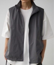 AZUL by moussy | サイドスリットスタンドカラ―ベスト(ベスト)