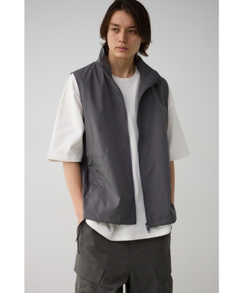 AZUL by moussy（アズールバイマウジー）の「サイドスリットスタンドカラ―ベスト（ベスト・メンズ・ブラック/ブラック系その他/グレー・FREE）」の15枚目の写真