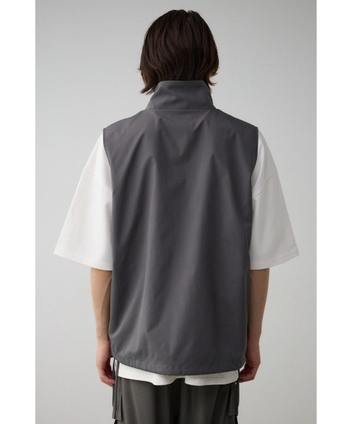 AZUL by moussy（アズールバイマウジー）の「サイドスリットスタンドカラ―ベスト（ベスト・メンズ・ブラック/ブラック系その他/グレー・FREE）」の10枚目の写真