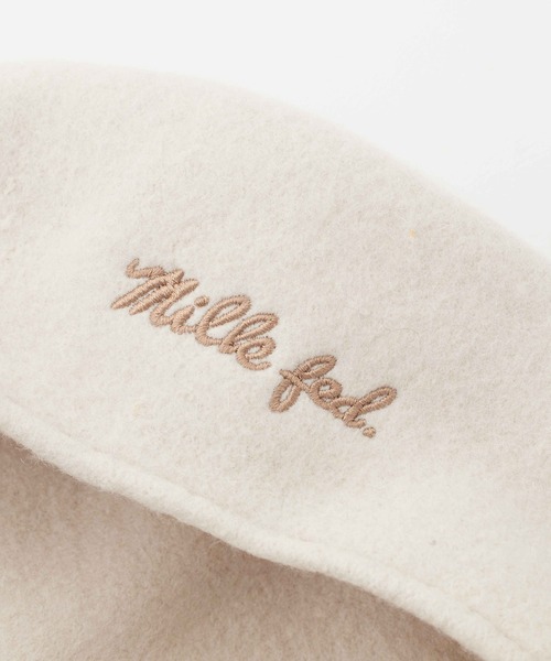MILKFED.（ミルクフェド）の「ICING LOGO FLAT CAP（ハンチング/ベレー帽・レディース・ブラック/ベージュ/ピンク・ONE SIZE）」の11枚目の写真