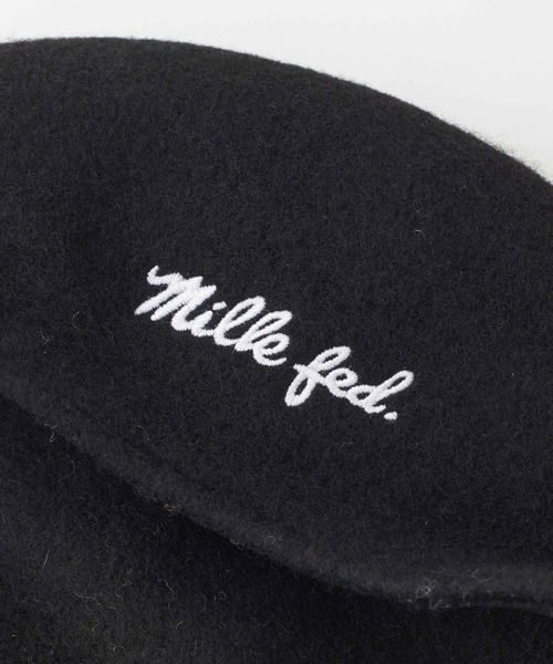 MILKFED.（ミルクフェド）の「ICING LOGO FLAT CAP（ハンチング/ベレー帽・レディース・ブラック/ベージュ/ピンク・ONE SIZE）」の13枚目の写真