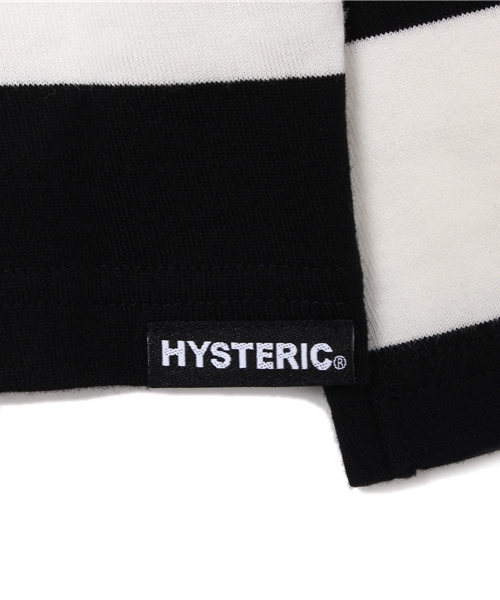 HYSTERIC MINI(ヒステリックミニ)の「BABY EASY FUN ONLY TIME ボーダー長袖Tシャツ(Tシャツ/カットソー・キッズ・ブラック系その他/ブルー系その他・90)」の5枚目の写真