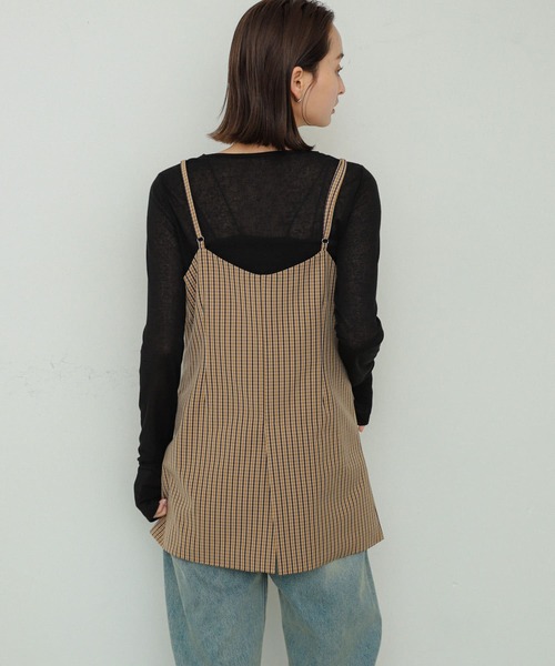 SENSE OF PLACE by URBAN RESEARCH(センスオブプレイスバイアーバンリサーチ)の「テーラードキャミチュニック(チュニック・レディース・グレー/ブラック/ブラウン系その他・ONE)」の22枚目の写真