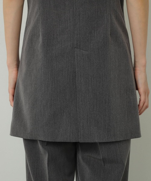 SENSE OF PLACE by URBAN RESEARCH(センスオブプレイスバイアーバンリサーチ)の「テーラードキャミチュニック(チュニック・レディース・グレー/ブラック/ブラウン系その他・ONE)」の14枚目の写真