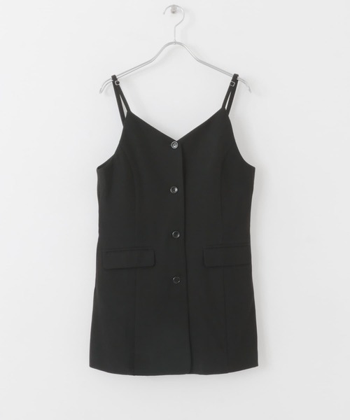 SENSE OF PLACE by URBAN RESEARCH(センスオブプレイスバイアーバンリサーチ)の「テーラードキャミチュニック(チュニック・レディース・グレー/ブラック/ブラウン系その他・ONE)」の16枚目の写真