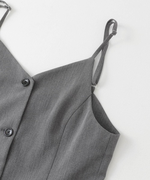 SENSE OF PLACE by URBAN RESEARCH(センスオブプレイスバイアーバンリサーチ)の「テーラードキャミチュニック(チュニック・レディース・グレー/ブラック/ブラウン系その他・ONE)」の18枚目の写真