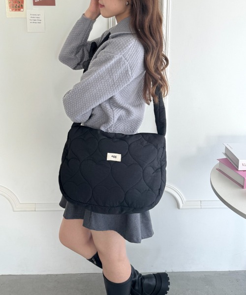 セール】ハートキルティングショルダーバッグ（ショルダーバッグ