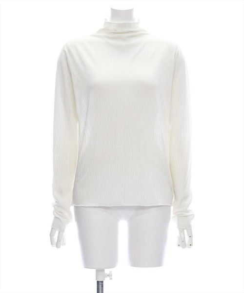 clear（クリア）の「前後2way長袖楊柳トップス[オフィスカジュアル レイヤード 着回し抜群]≪再入荷≫（シャツ/ブラウス・レディース・オフホワイト/ブラック・F）」の16枚目の写真