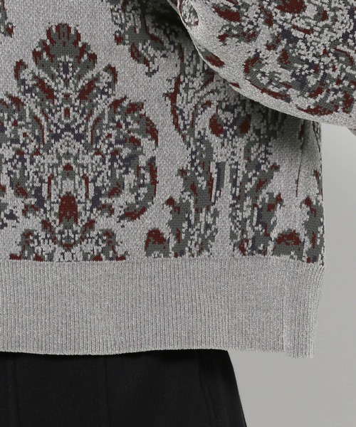HARE（ハレ）の「ダマスクガラモールプルオーバー(HARE)（ニット/セーター・レディース・グレー/ブラック・FREE）」の13枚目の写真