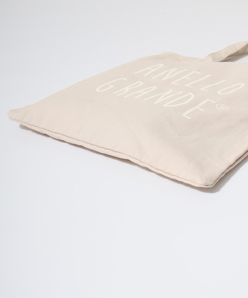 anello（アネロ）の「anello GRANDE キャンバスペラトート（トートバッグ・メンズ・ベージュ/スミクロ/ラベンダー/ミント/オレンジ/アイボリー・FREE）」の15枚目の写真