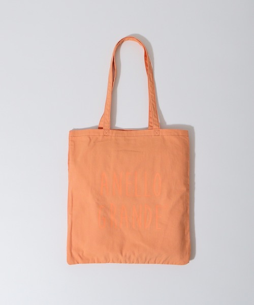 anello（アネロ）の「anello GRANDE キャンバスペラトート（トートバッグ・メンズ・ベージュ/スミクロ/ラベンダー/ミント/オレンジ/アイボリー・FREE）」の11枚目の写真