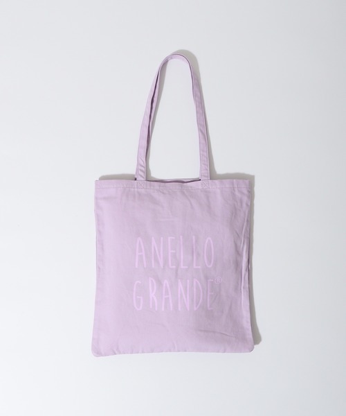 anello（アネロ）の「anello GRANDE キャンバスペラトート（トートバッグ・メンズ・ベージュ/スミクロ/ラベンダー/ミント/オレンジ/アイボリー・FREE）」の10枚目の写真
