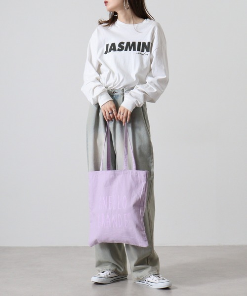 anello（アネロ）の「anello GRANDE キャンバスペラトート（トートバッグ・メンズ・ベージュ/スミクロ/ラベンダー/ミント/オレンジ/アイボリー・FREE）」の18枚目の写真