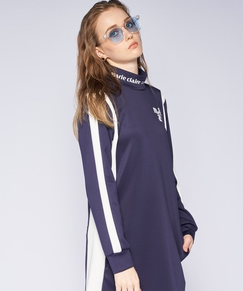 marie claire(マリ・クレール)の「【marie claire/マリ.クレール】レディースワンピース ゴルフ(ワンピース・レディース・ネイビー/ホワイト・LARGE/MEDIUM)」の7枚目の写真
