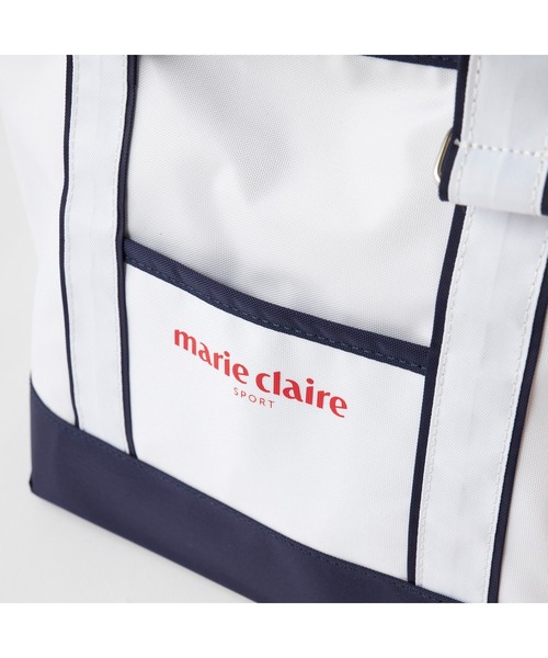 marie claire(マリ・クレール)の「marie claire GOLF/マリクレール ゴルフ ゴルフウェア ブランド ロゴ カラス対策 カートバッグ ミニ トートバッグ(ハンドバッグ・レディース・ネイビー/オフホワイト・FREE)」の7枚目の写真