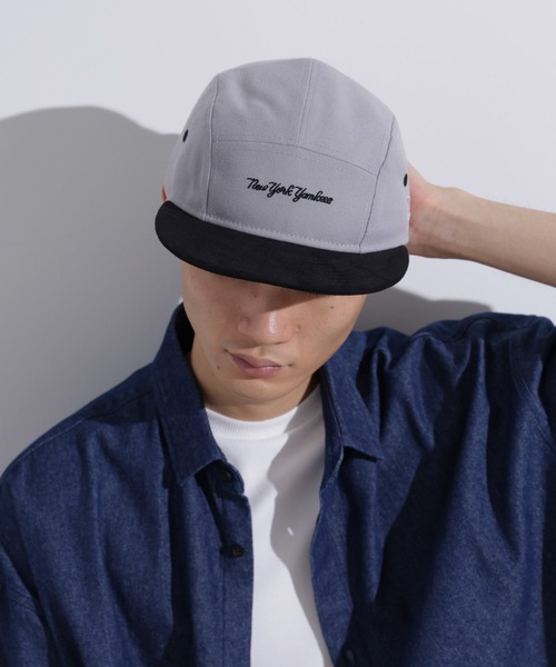 NEW ERA（ニューエラ）の「NEW ERA/別注 JET CAP NY MLB（キャップ・メンズ・グレー・FREE）」の2枚目の写真