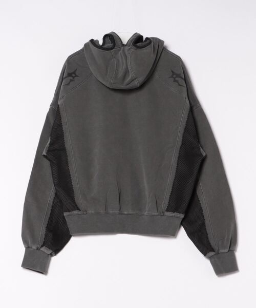 LIBERE（リベーレ）の「LIBERE リベーレ / GHOST ZIP-UP HOODIE ゴーストジップアップフーディー ビッグシルエットパーカー / 245234（パーカー・メンズ・ブラック・SMALL/MEDIUM）」の10枚目の写真