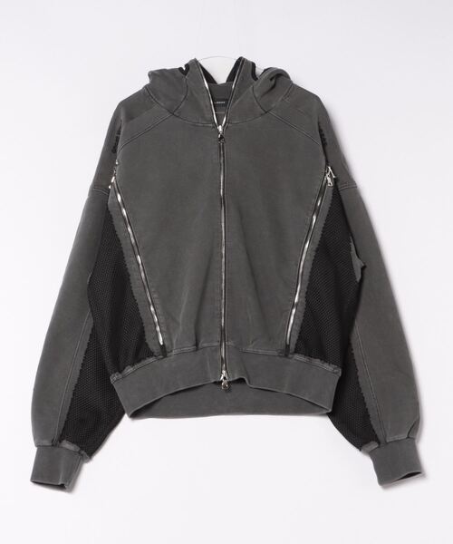 LIBERE（リベーレ）の「LIBERE リベーレ / GHOST ZIP-UP HOODIE ゴーストジップアップフーディー ビッグシルエットパーカー / 245234（パーカー・メンズ・ブラック・SMALL/MEDIUM）」の9枚目の写真