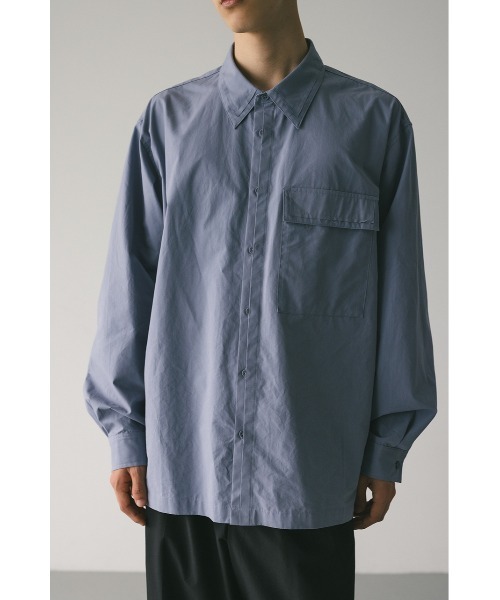 STYLEMIXER(スタイルミキサー)の「カラーデザインシャツ(シャツ/ブラウス・メンズ・ライトカーキ/ブラック/サックスブルー・MEDIUM/LARGE)」の3枚目の写真