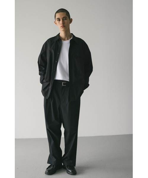 STYLEMIXER(スタイルミキサー)の「カラーデザインシャツ(シャツ/ブラウス・メンズ・ライトカーキ/ブラック/サックスブルー・MEDIUM/LARGE)」の4枚目の写真