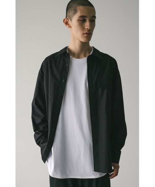 STYLEMIXER(スタイルミキサー)の「カラーデザインシャツ(シャツ/ブラウス・メンズ・ライトカーキ/ブラック/サックスブルー・MEDIUM/LARGE)」の5枚目の写真