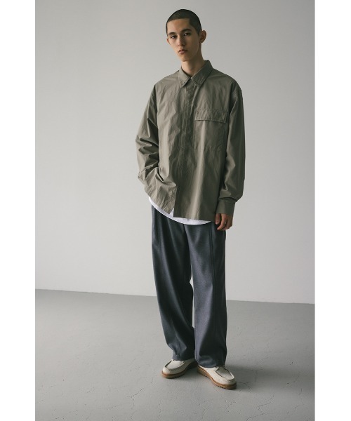 STYLEMIXER(スタイルミキサー)の「カラーデザインシャツ(シャツ/ブラウス・メンズ・ライトカーキ/ブラック/サックスブルー・MEDIUM/LARGE)」の19枚目の写真