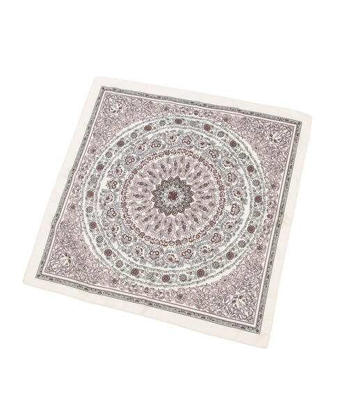 EDIT COLOGNE（エディットコロン）の「ペイズリー柄スカーフ（ストール/ショール・レディース・ブラウン/ブルー・ﾌﾘ-）」の4枚目の写真