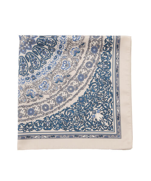 EDIT COLOGNE（エディットコロン）の「ペイズリー柄スカーフ（ストール/ショール・レディース・ブラウン/ブルー・ﾌﾘ-）」の7枚目の写真