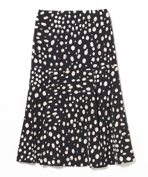 Demi-Luxe BEAMS ビームス シェルプリントフレアスカート 38 Demi-Luxe BEAMS（デミルクス ビームス）の「シェルプリント フレア