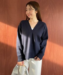 新品　UNFILO ブルー　長袖ニット UNFILO｜アンフィーロのニット/セーター（ブルー・ネイビー/青色