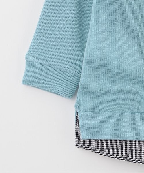 Love&Peace&Money（ラブアンドピースアンドマネー）の「【人気商品再入荷】【直営店で取り扱い無し】きりん刺しゅうトレーナー（スウェット・キッズ・ブルー/マスタード・80ｃｍ/90cm/110cm/100cm/120cm/130cm）」の6枚目の写真