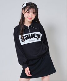 by LOVEiT | 切り替えハーフZIPプルオーバースカートセット(アンサンブル)