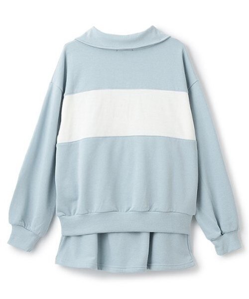 BY LOVEIT 140 セット② セール】切り替えハーフZIPプルオーバースカートセット