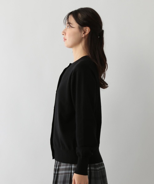 GLOBAL WORK Smile Seed Store（グローバルワーク スマイルシードストア）の「なめらかアソートボタンカーディガン/116038（カーディガン/ボレロ・レディース・杢グレー/アイボリー/ブラック・X-LARGE/SMALL/LARGE/MEDIUM）」の20枚目の写真