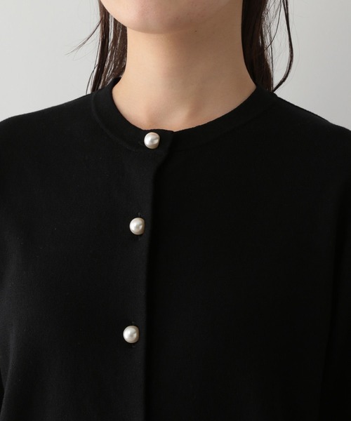 GLOBAL WORK Smile Seed Store（グローバルワーク スマイルシードストア）の「なめらかアソートボタンカーディガン/116038（カーディガン/ボレロ・レディース・杢グレー/アイボリー/ブラック・X-LARGE/SMALL/LARGE/MEDIUM）」の22枚目の写真