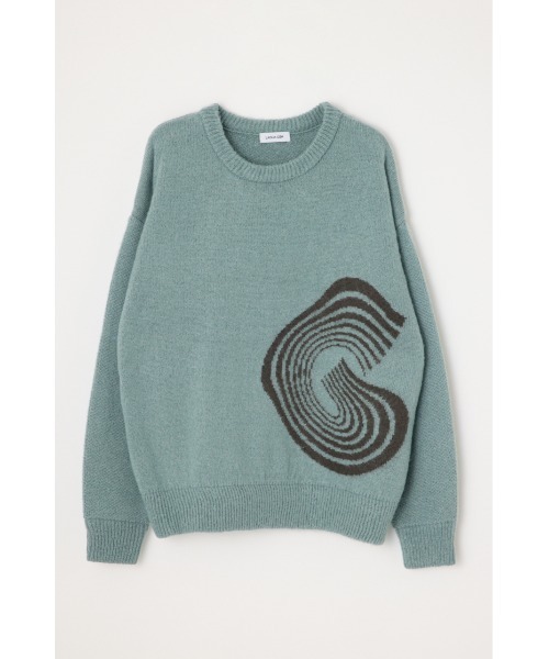 LAGUA GEM（ラグアジェム）の「BIG LOGO SHAGGY ニット（ニット/セーター・レディース・ブラック/ライトブルー/ピンク・FREE）」の8枚目の写真