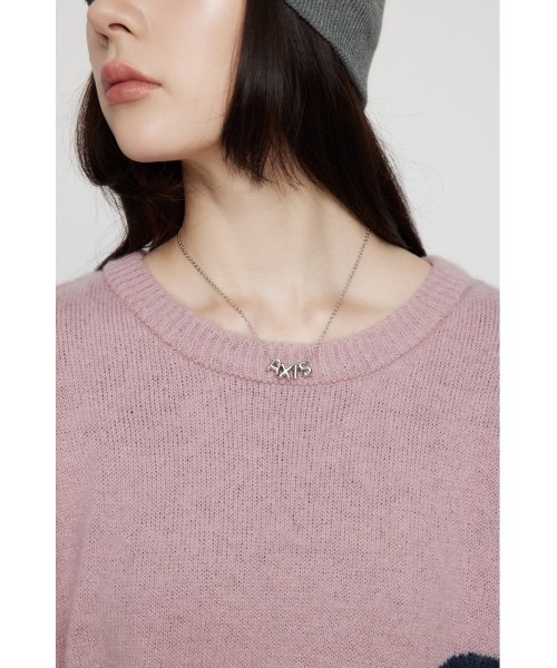 LAGUA GEM（ラグアジェム）の「BIG LOGO SHAGGY ニット（ニット/セーター・レディース・ブラック/ライトブルー/ピンク・FREE）」の13枚目の写真