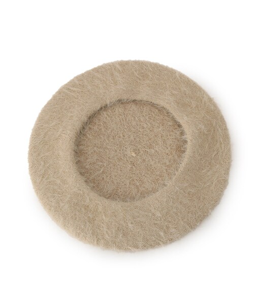 SHOO・LA・RUE（シューラルー）の「◆ラメ入りシャギーベレー（ハンチング/ベレー帽・レディース・オフホワイト/ブラック/ベージュ・00）」の6枚目の写真