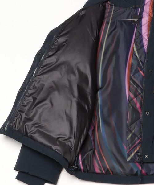 PS Paul Smith(ピーエスポールスミス)の「ウィメンズ タフタ ダウン ジャケット / 245350 JK344(ダウンジャケット/コート・レディース・ブルーグリーン/ネイビー・38/40/42)」の14枚目の写真
