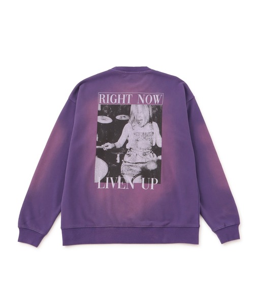  j.n.r.d（ジェー・エヌ・アール・ディー）の「j.n.r.d/日焼け加工裏毛スウェット（Tシャツ/カットソー・メンズ・パープル/チャコールグレー/カーキ・LL/L/M）」の5枚目の写真