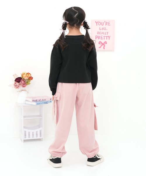 Bee des Bee(ビーデスビー)の「BIGリボン パラシュートパンツ(その他パンツ・キッズ・ラベンダー/ピンク/ブラック/ライトブルー・100cm/110cm/120cm/130cm/140cm/150cm/160cm)」の14枚目の写真