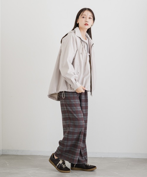 KATHARINE ROSS（キャサリンロス）の「【Pillini/ピリーニ】チェック起毛ストレッチワイドパンツ（その他パンツ・レディース・ブラック/ワイン・MEDIUM/LARGE）」の15枚目の写真