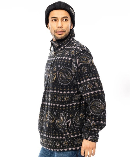 BILLABONG(ビラボン)の「BILLABONG メンズ BOUNDARY MOCK NECK スウェットジャケット/ビラボンモックネックハーフジップフリースブルゾン(ブルゾン・メンズ・ブラック/ネイビー/マルチ・MEDIUM/LARGE/X-LARGE)」の18枚目の写真