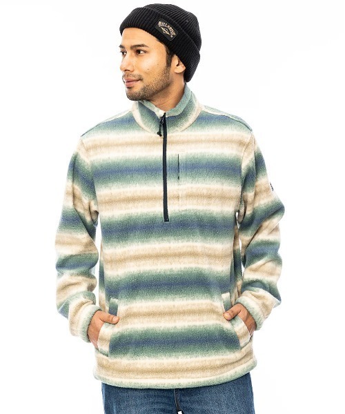 BILLABONG(ビラボン)の「BILLABONG メンズ BOUNDARY MOCK NECK スウェットジャケット/ビラボンモックネックハーフジップフリースブルゾン(ブルゾン・メンズ・ブラック/ネイビー/マルチ・MEDIUM/LARGE/X-LARGE)」の14枚目の写真